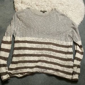 Multicolor ladies sweater. Size large.